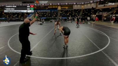 190 lbs 3rd Place Match - Joseph Heim, Shakopee vs Jesse Egli, Fort Dodge