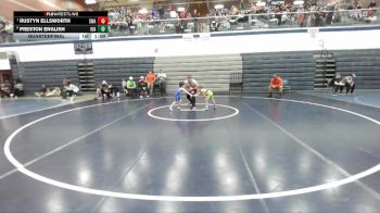 45 lbs Quarterfinal - Rustyn Ellsworth, Sublime Wrestling Academy vs Preston English, Idaho