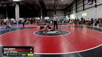 90 lbs Round 2 (6 Team) - Rocco Esposito, RAW vs Ryan Trepeta, CLINIC WRESTLING