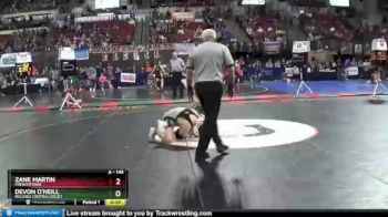 Cons. Round 2 - Zane Martin, Frenchtown vs Devon O`Neill, Billings Central/Joliet
