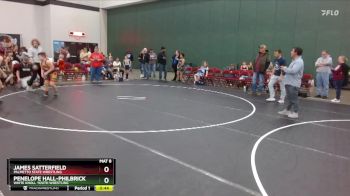105/115 Round 3 - Penelope Hall-Philbrick, White Knoll Youth Wrestling vs James Satterfield, Palmetto State Wrestling