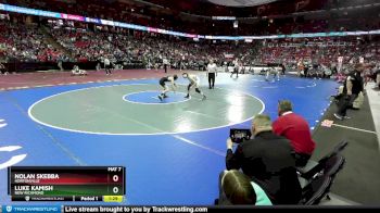 D1-132 lbs Quarterfinal - Luke Kamish, New Richmond vs Nolan Skebba, Hortonville