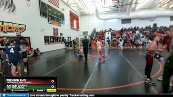 98 lbs Cons. Semi - Trenton Enis, Thermopolis Middle School vs Kayson Grant, Cody Middle School