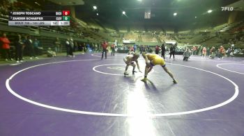 144 lbs Semifinal - Joseph Toscano, Buchanan vs Zander Schaefer, Clovis