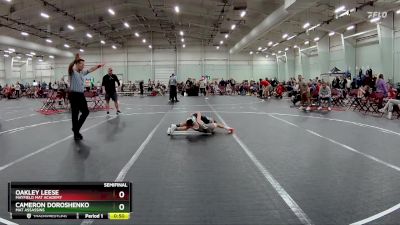 65 lbs Semifinal - Oakley Leese, Mayfield Mat Academy vs Cameron Doroshenko, Mat Assassins