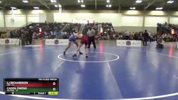 174 lbs Placement Matches (16 Team) - Caden Owens, Millikin vs LJ Richardson, Coe