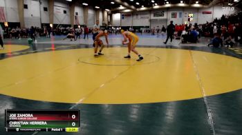 149 lbs Champ. Round 2 - Joe Zamora, Otero Junior College vs Christian Herrera, Wyoming