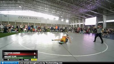 125 lbs Cons. Round 4 - Trexton Harned, Idaho vs Brooks Kjar, Sanderson Wrestling Academy