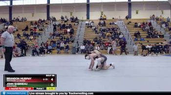 125 lbs Cons. Semi - John Babineau, Augustana vs Brandon Murphy, Wisconsin-La Crosse