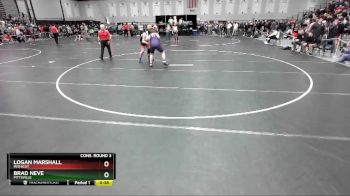 215 lbs Cons. Round 3 - Brad Neve, Pittsville vs Logan Marshall, Mishicot