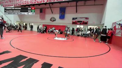 JH 138 lbs Quarterfinal - Brenlynn Moore, Shawnee JH vs Alaysia Dedmon, Shawnee JH