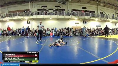 45 lbs Cons. Round 2 - Finn O`Dell, Contenders Wrestling Academy vs Kaori Quarles, Perry Meridian Wrestling Club