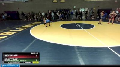 82 lbs Cons. Semi - Henry Yunge, Mount Vernon Pitbulls Wrestling vs Aadesh Bassi, Coast