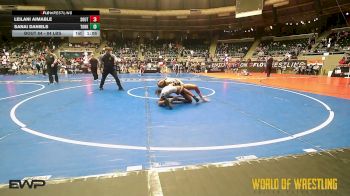84 lbs 3rd Place - Leilani Aimable, Southern Maryland Wrestling Club vs Sanai Daniels, Team Of Hard Knox