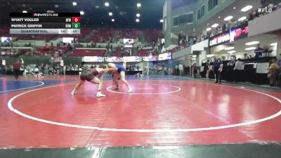 170 lbs Quarterfinal - Patrick Griffin, SW MT Wrestling vs Wyatt Vogler, Snake River Wrestling Club