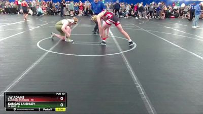 130 lbs Finals (2 Team) - Kansas Laishley, CP Elite vs JW Adams, Backyard Brawlers