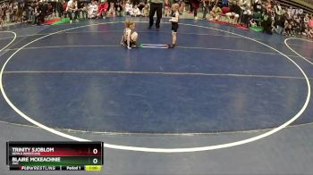 45 lbs Champ. Round 1 - Blaire McKeachnie, JWC vs Trinity Sjoblom, Devils Wrestling
