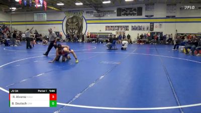 JV-34 lbs Round 2 - Rolan Alvarez, Assumption, Davenport vs Barrett Deutsch, Cedar Rapids Washington