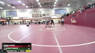 235 lbs Cons. Semi - Tytianna Crawley, STALEY vs Cerina Woods, OAK PARK