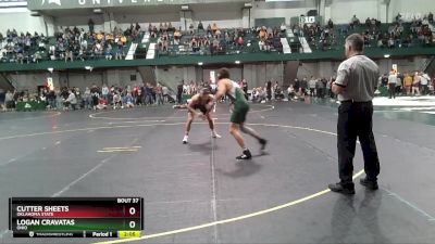 149 lbs Champ. Round 2 - Cutter Sheets, Oklahoma State vs Logan Cravatas, Ohio