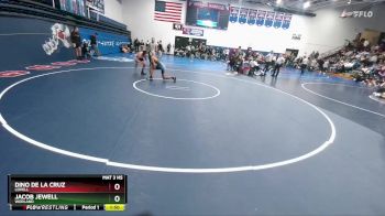 126 lbs Champ. Round 1 - Dino De La Cruz, Lovell vs Jacob Jewell, Worland
