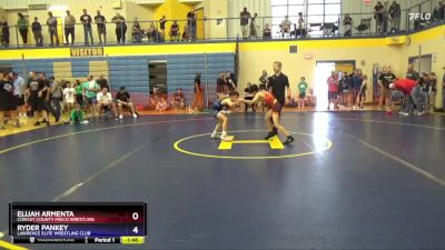 70 lbs Round 2 - Khylen Sanderson, Wichita Training Center vs Kyan Smith, Maize Wrestling Club