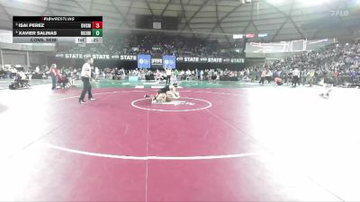 Boys 4A 138 lbs Cons. Semi - Xavier Salinas, Richland vs Isai Perez, Davis