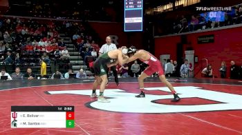 141 lbs Consolation - Eddie Bolivar, Indiana vs Matt Santos, Michigan State