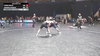 174 lbs Quarterfinal - Caden Bellis, Penn vs Andrew Christie, Army