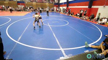 64 lbs Semifinal - Knox Trosky, Claremore Wrestling Club vs Ketcher Hughes, Morris Wrestling Association