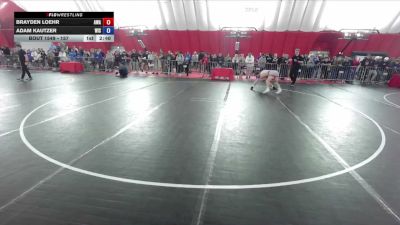 157 lbs Champ. Round 2 - Brayden Loehr, Askren Wrestling Academy vs Adam Kautzer, Wisconsin