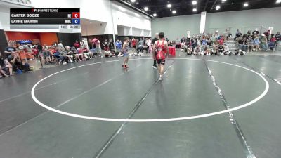 120 lbs Carter Booze, Team Nebraska vs Layne Martin, Team Michigan - Blue