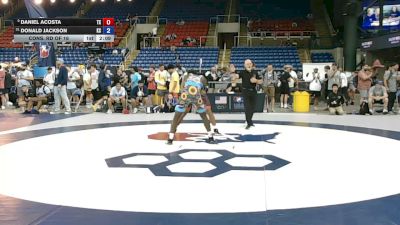 157 lbs Cons. Rd Of 16 - Daniel Acosta, Texas vs Donald Jackson, Kansas