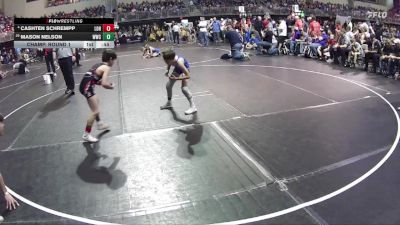 80 lbs Champ. Round 1 - Mason Nelson, Wayne Wrestling Club vs Cashten Schrempp, League Of Heroes