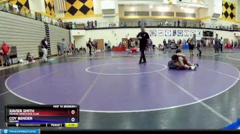 170 lbs Semifinal - Xavier Smith, Fishers Wrestling Club vs Coy Bender, Indiana