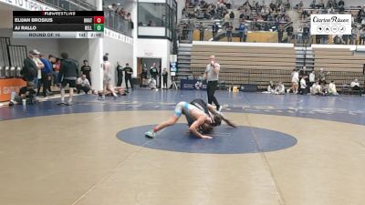 141 lbs Round Of 16 - Elijah Brosius, UNATT-UPJ vs AJ Rallo, Bellarmine