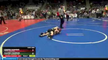 70 lbs Cons. Semi - Hunter Caughlin, Cleveland Takedown Club vs Cooper Summers, Prodigy Wrestling