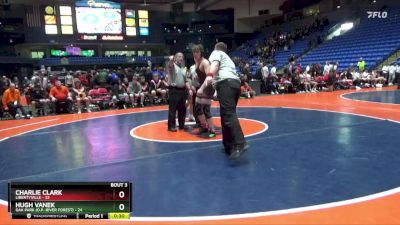 175 lbs Quarterfinals (8 Team) - Matt Kubas, Libertyville vs Emmett Baker, Oak Park (O.P.-River Forest)