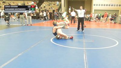 154-H lbs Consi Of 8 #1 - Lukas Croizier, Team 209 vs Alexander Southworth, Barn Brothers