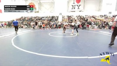 150 lbs Champ. Round 2 - Damon Bush, Warrior Warehouse Wrestling vs Mason Hilson, Niagara Falls Power Cats