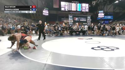 207 lbs Cons. Rd Of 32 - Ella Taylor, North Carolina vs Makayla Ocean, Florida