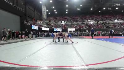 132 lbs Champ. Round 1 - Dylan DeBoer, Powell Wrestling Club vs Wyatt Shull, Helena Wrestling Club