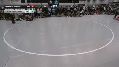120 lbs Champ. Rd Of 16 - Kenneth Nichols, Wolf Pack Wrestling TX vs Jarold Cristian Cervantes Beune, Florida