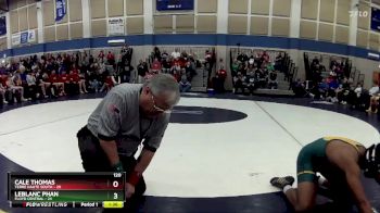 120 lbs Champ Round 1 (16 Team) - Leblanc Phan, Floyd Central vs Cale Thomas, Terre Haute South