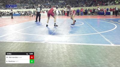 123 lbs Round Of 128 - Miguel Hernandez, Claremore Wrestling Club vs Grant Perkins, Tuttle