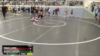 67 lbs Quarterfinal - Trinley Larsen, Pioneer Grappling Academy vs Scarlett Chapman, Mid Valley Wrestling Club