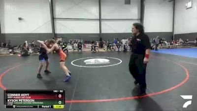 92 lbs Cons. Semi - Conner Hoyt, West Albany Mat Club vs Kyson Peterson, CNWC Concede Nothing Wrestling Club