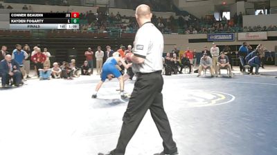 144 lbs Final - Conner Beaudin, James F. Byrnes vs Kayden Fogarty, Indian Land