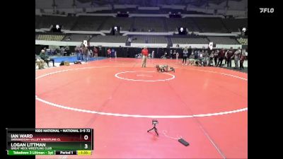 National 3-5 72 5th Place Match - Ian Ward, Shenandoah Valley Wrestling Cl vs Logan Littman, Great Neck Wrestling Club