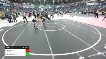 123 lbs Final - Israel Borge, Rare Breed Academy vs Joey Enzminger, Matpac WC